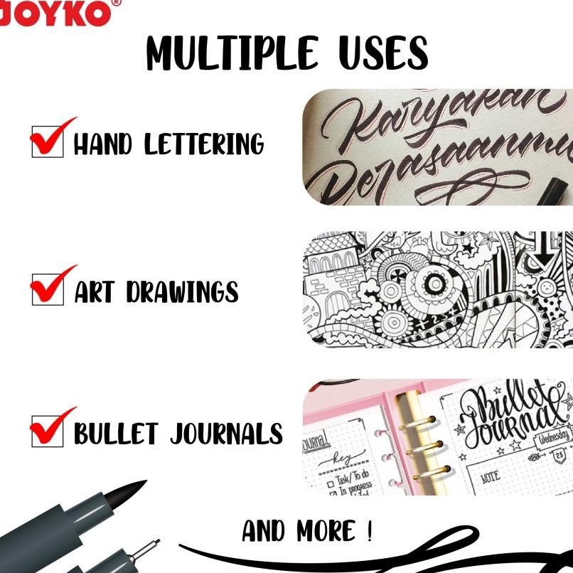 

Joyko Drawing Pen Set 12 (DP-298SA12)