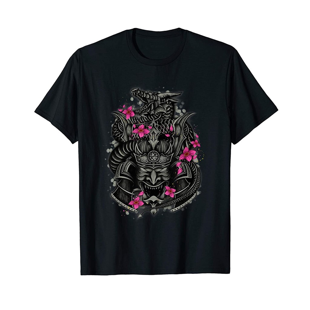 Prajurit Samurai Dan Ksatria Bushido Jepang Naga Tshirt1