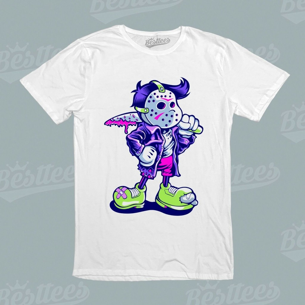 Dewasa Halloween Jumat Tanggal 13 Jason Vorhees Kartun Kaos Keren