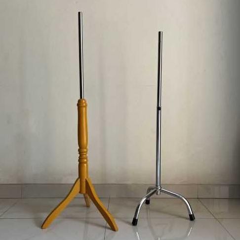 CR - Manekin Wanita Pola Hitam Kaki Kayu / besi Manekin Cewek Patung Baju Wanita Patung Display Patu