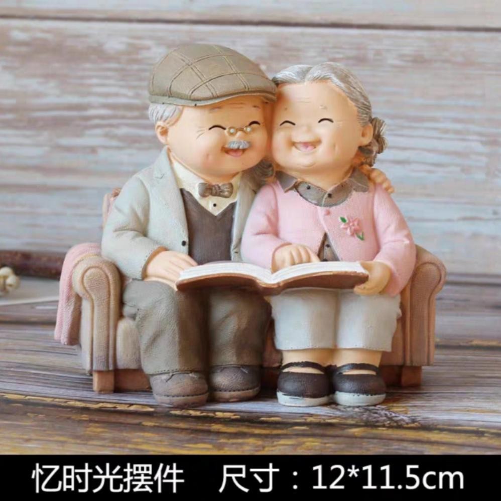 CR - Pajangan kakek nenek/boneka couple/ boneka Shuang Xi/ dekor wedding/ pajangan shuang xi TERLARI