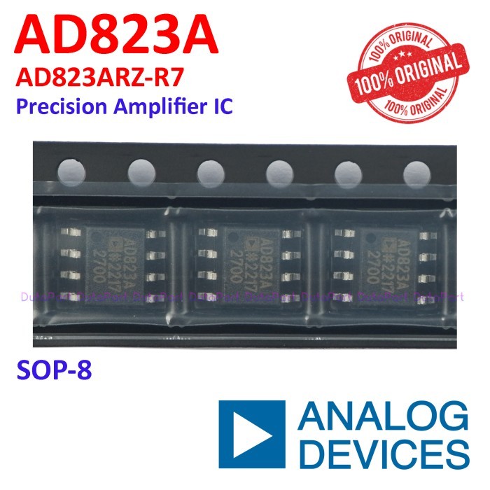 AD823A AD823 AD823ARZ-R7 ORIGINAL ANALOG DEVICES AD 823 AMP IC SOP-8