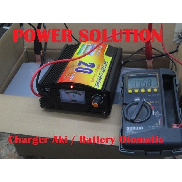 CHARGER AKI 12V 20A, CHARGER BATTERY 20A 12V, CHARGER AKI MOBIL