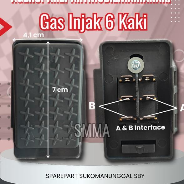 Saklar Gas Injak Mobil Motor Aki Accu / Pedal Gas Injak