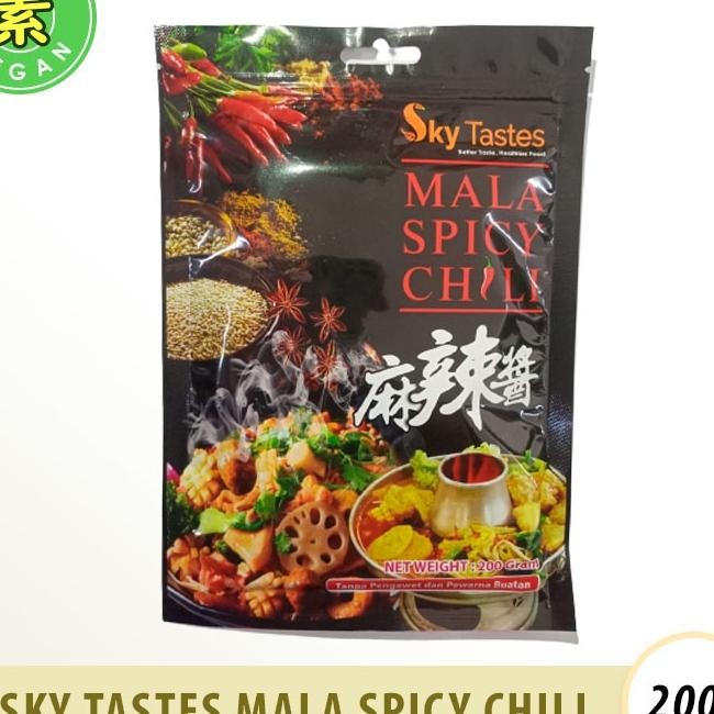

Sky Tastes Sauce Mala Spicy Chili 200 gr Saus Mala Serbaguna