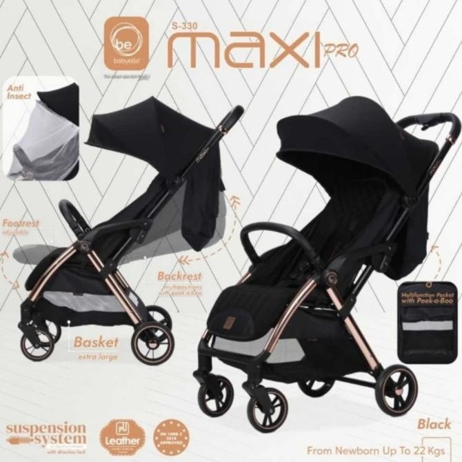 Stroller BabyElle Maxi Stroler Baby Elle Roda 3 Kereta Dorong Bayi GT