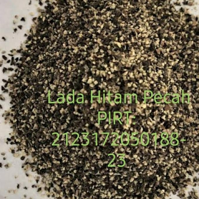 

Black Pepper Crushed 1Kg /Grade A/ Lada Hitam Cacah (Tumbuk Kasar)1Kg