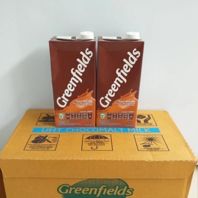 

susu greenfield coklat 1dus