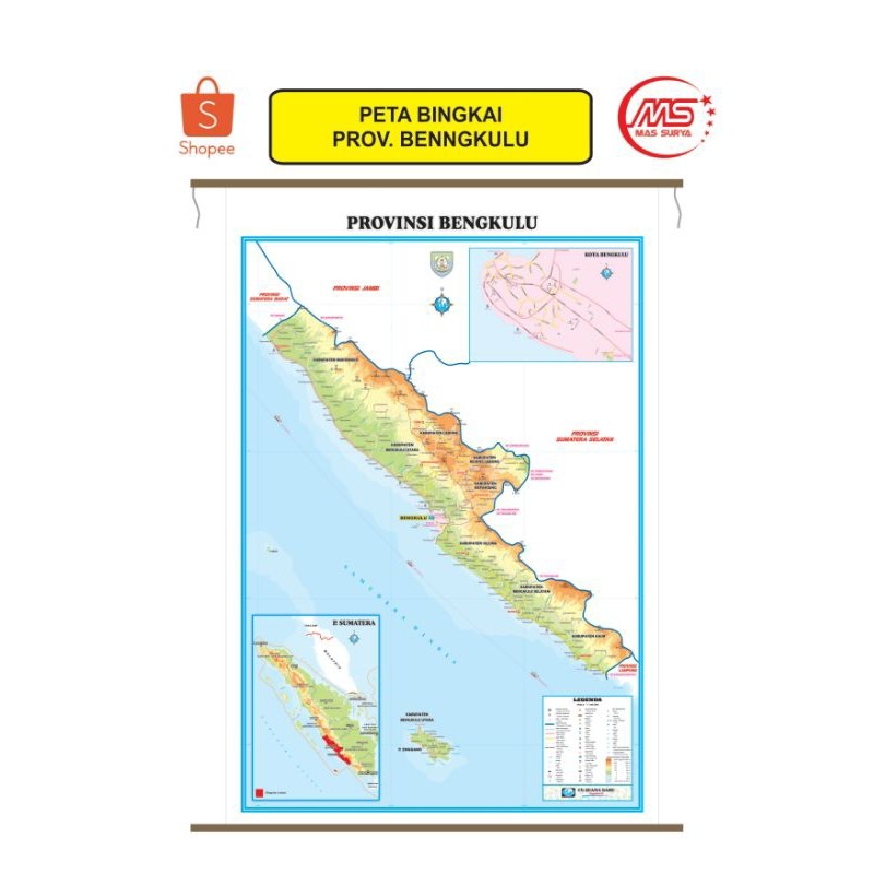

Peta Bingkai Provinsi Bengkulu Ukuran sedang