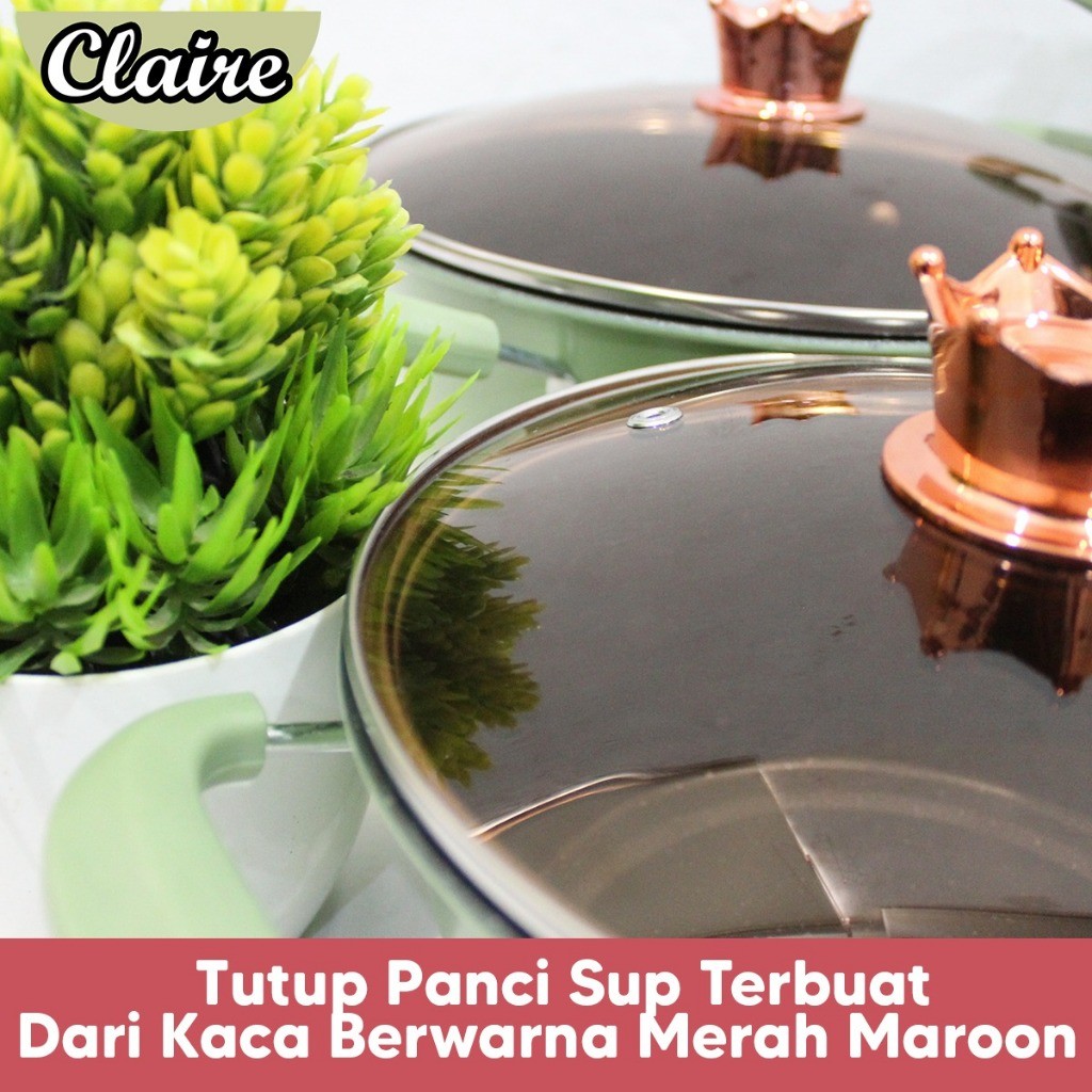Panci Peralatan Dapur Serbaguna Alat Masak Pan Kukus Anti Lengket Cooking 1 Set Enamel Cookwere Mpas