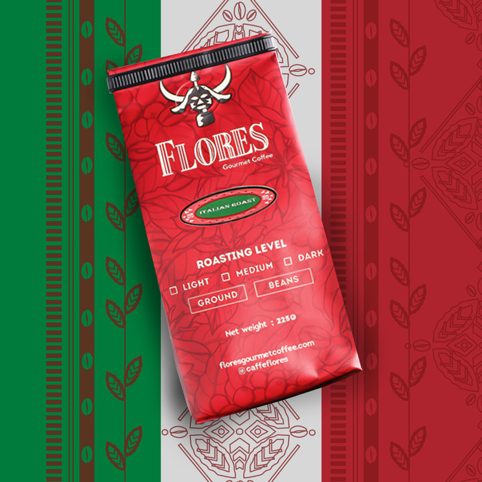 

Flores Gourmet Coffee Italian Roast (Bubuk)