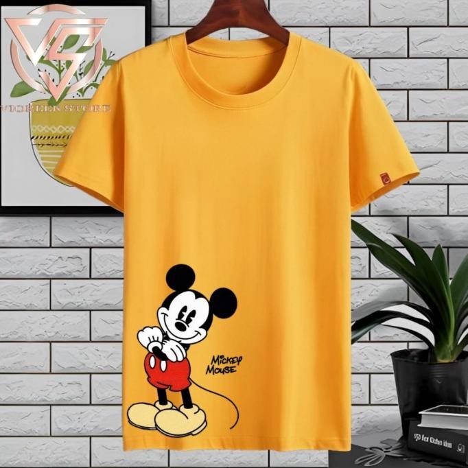 BAJU KAOS T-SHIRT KATUN PREMIUM MICKEY VS125 S-M-L-XL-XXL-3XL-4XL-5XL