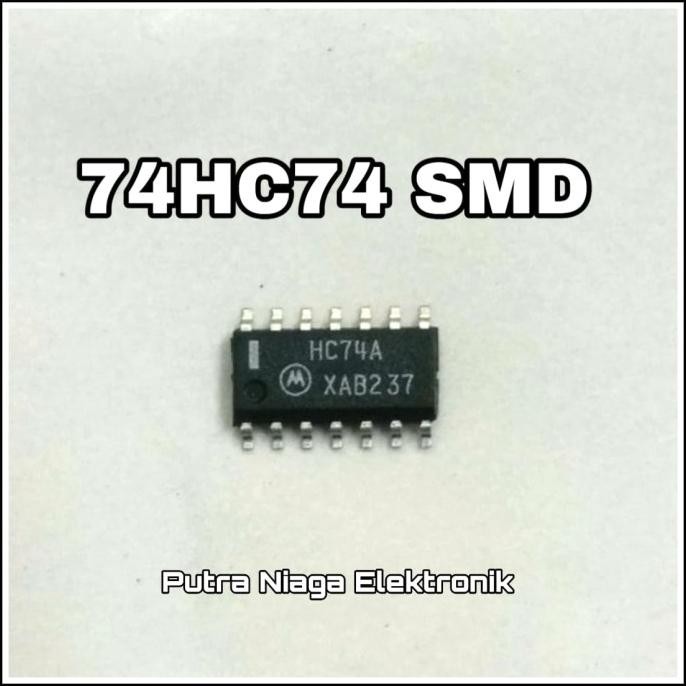 Terbaru ic 74HC74A SMD SOP14 / 74HC74 / HC74 putr4n dijamin