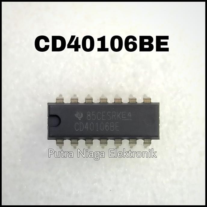 Murah ic CD40106BE Dip 14 pin CD40106 / TC40106 / HEF40106 / HCF40106 putr4n Diminati Banget
