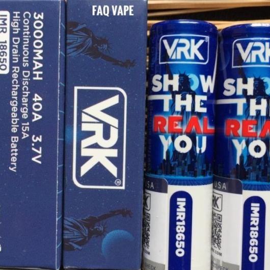 Battery Vrk 40A - Baterai Imr 18650 3000 Mah