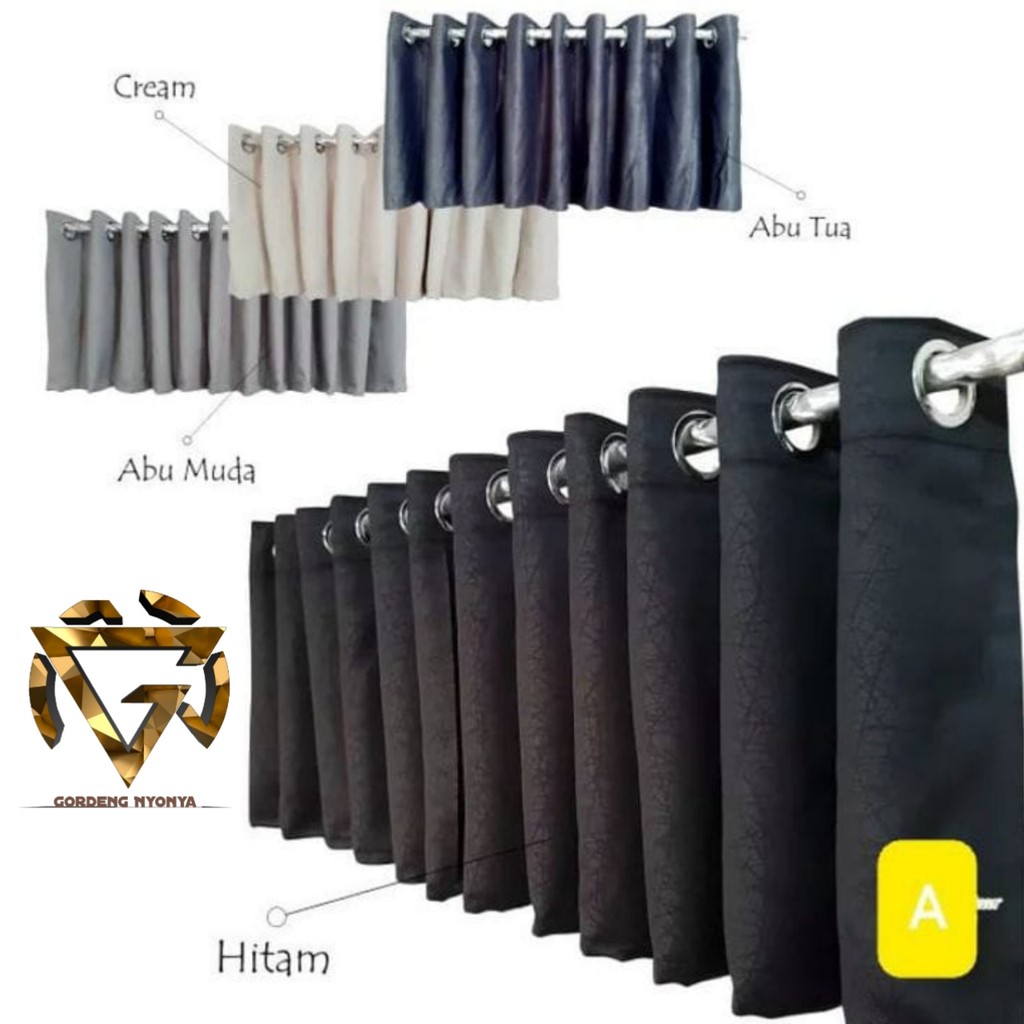 PONI GORDEN KHUSUS PONI GORDEN BAHAN BLACKOUT POLOS