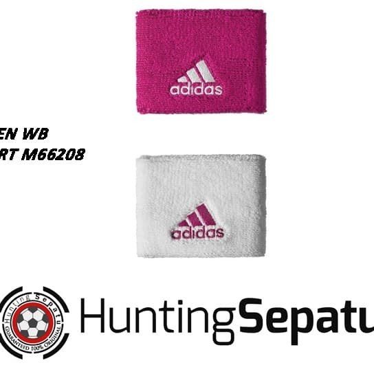 New - Handband Adidas Tennis Wristband White Pink Original M66208