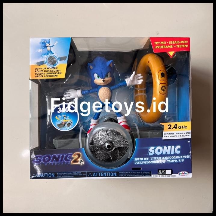 Sonic The Hedgehog Sonic 2 Movie - Sonic Speed Rc Vehicle