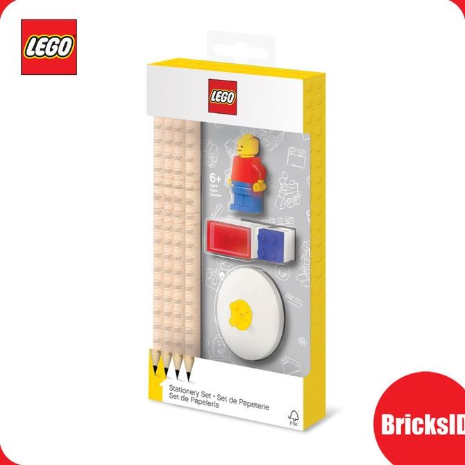 

HARGA DISC - LEGO 52053 Stationery set 4pencils, 1topper, 1 sharp, & 1 eraser
