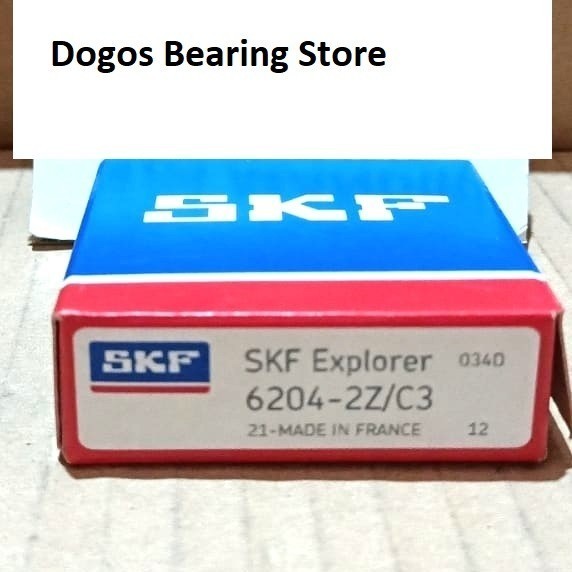 BEARING 6204 2Z C3 / ZZ C3 SKF