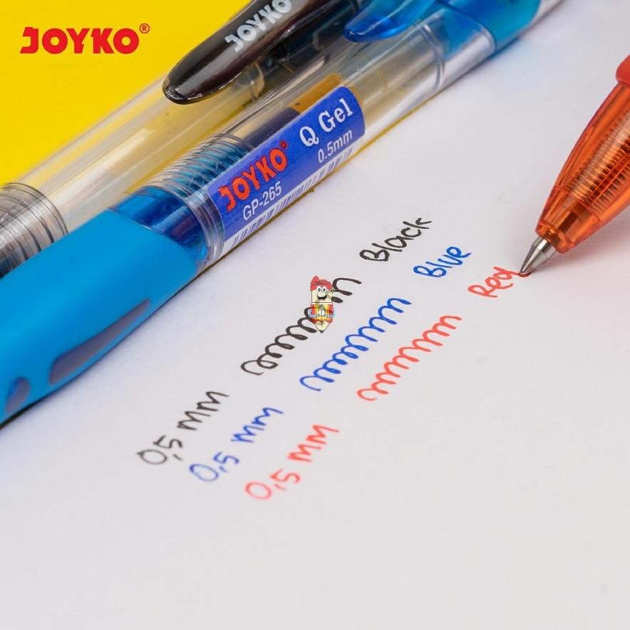 

Super Sale Pulpen Pena Bolpoint Joyko GP-265 0.5mm Cetek 1 PAK Termurah