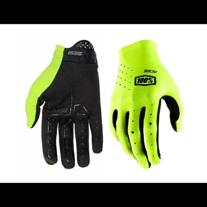 Gloves 100% Sling Mx Flo Yellow / Glove Mx Trail Jetski Supermoto  Sale
