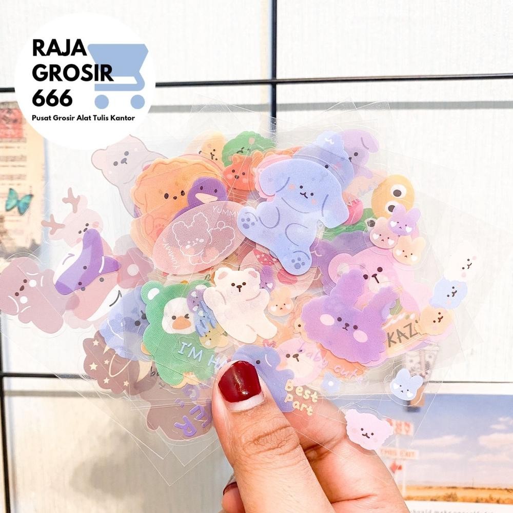 

LNB-1217 Pouch Set alat tulis sticker pensil gantungan kunci pulpen pena pensil penggaris sekolah sticky notes penjepit sticker cutter mini finger protector Sale