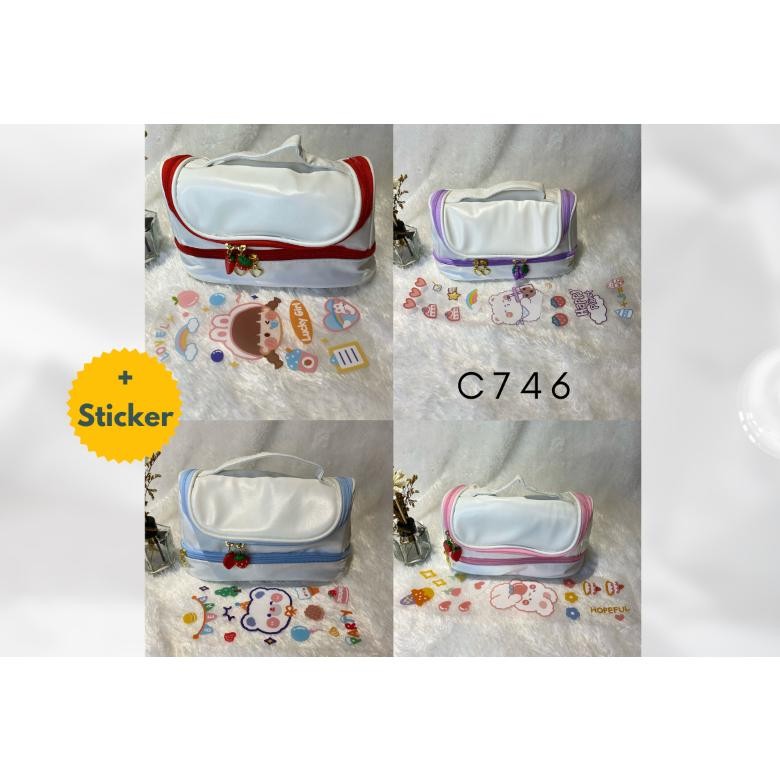 

dvc-78 TEMPAT PENSIL ANAK LUCU MURAH KEKINIAN MOTIF ANIMAL DAN GIRLS / TAS MAKEUP TENTENG 2 LAPIS KAPASITAS BESAR (C746) Berkualitas