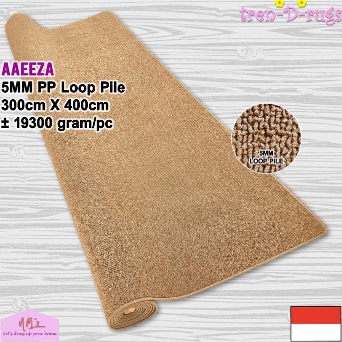 Karpet polos jumbo alas ruang tamu kamar minimalis tebal 300x400 NMs