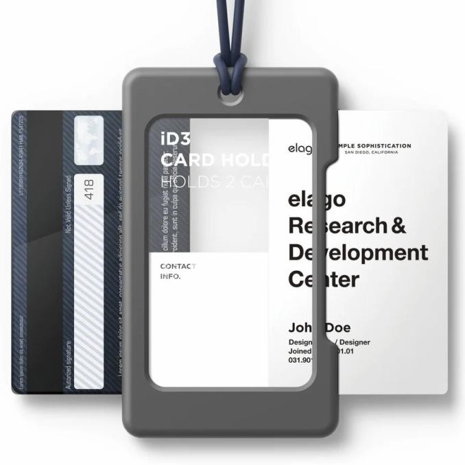 

ID Card Holder Nametag Landyard Strap