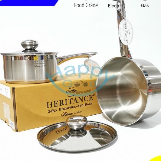 Bima Heritance Pro-Lite 16-18Cm Saucepan/Panci Stainless Steel Sus304