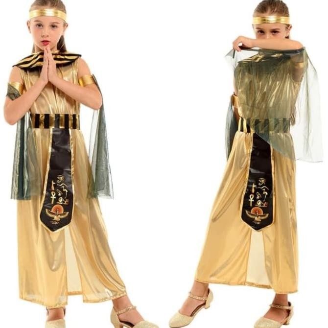 DFR kostum cleopatra costume cleopatra costum mesir costum halloween anak TERLARIS