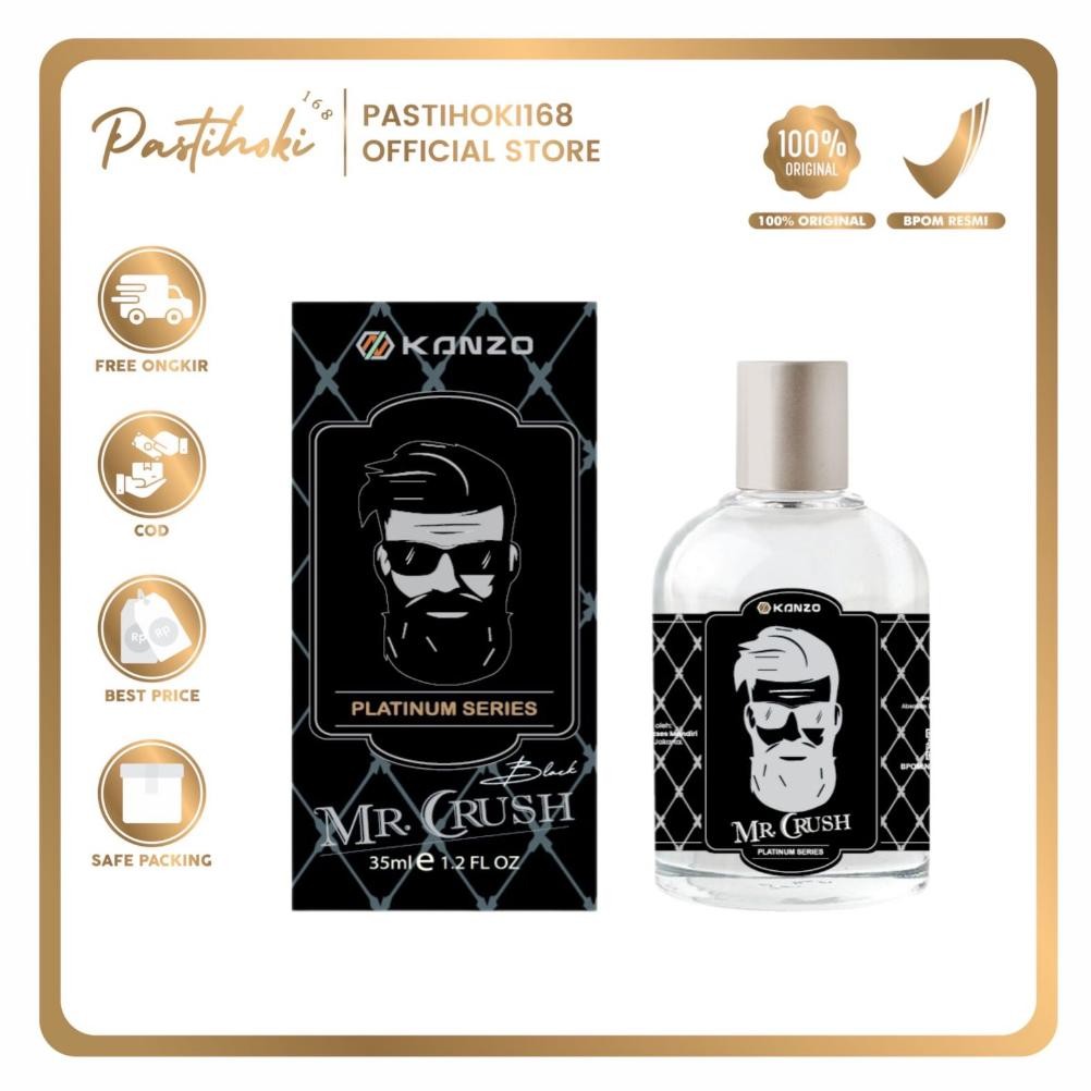 [BPOM] Parfum Mr Crush Black 35ml Premium / Parfum Mr Crush Pemikat Wanita / Parfum Pria Best Seller