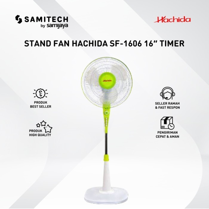 Kipas Angin Berdiri HACHIDA SF-1606 Stand Fan 1606 16" 16 inch Original New