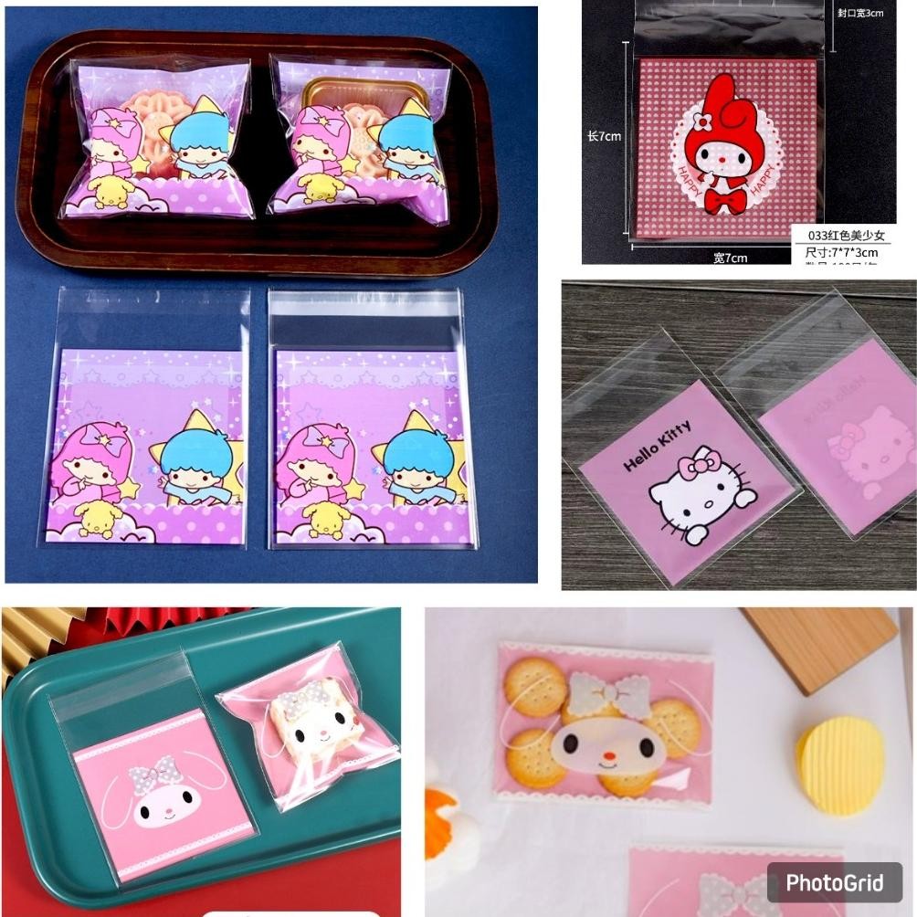 

PLASTIK COOKIES MELODY LITTLE TWINS STAR 7x7cm 10x10cm 13x10cm PLASTIK KEMASAN SANRIO KUE PERMEN SERBGUNA baru