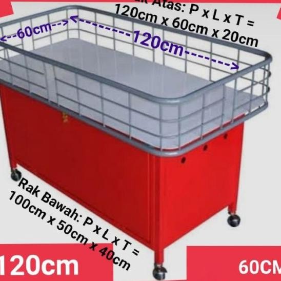 Rak Obral | Keranjang Obral | Box Obral | Wagon