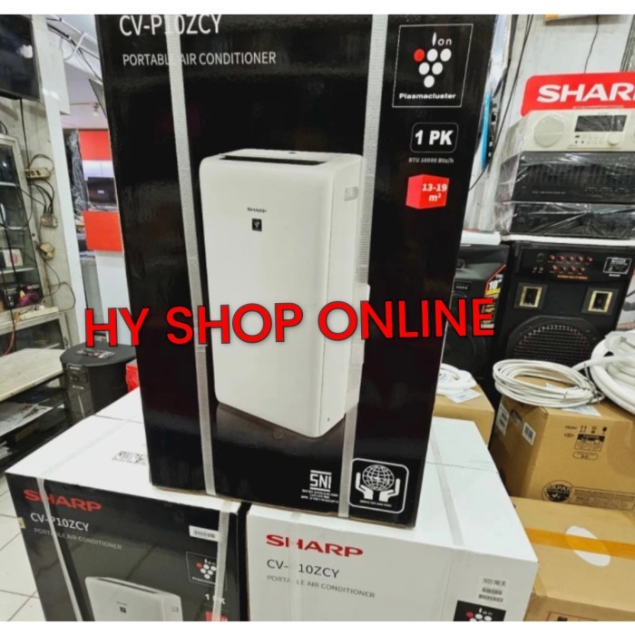 Terbaru AC PORTABLE SHARP 1PK PLASMACLUSTER CV-P10TCY termurah