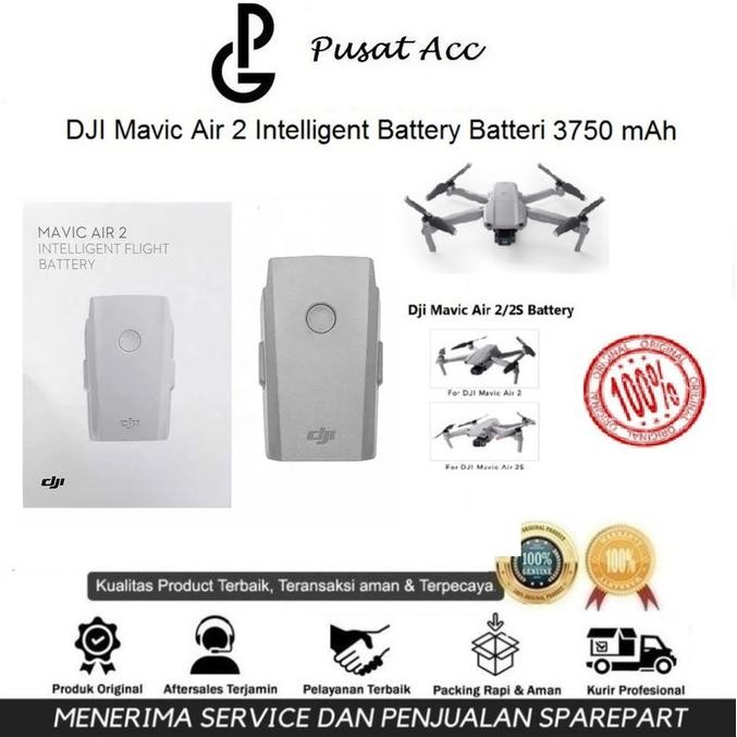 Dji Mavic Air 2 Battery - Dji Mavic Air 2S Baterai - Dji Mavic Air 2S Battery Murah