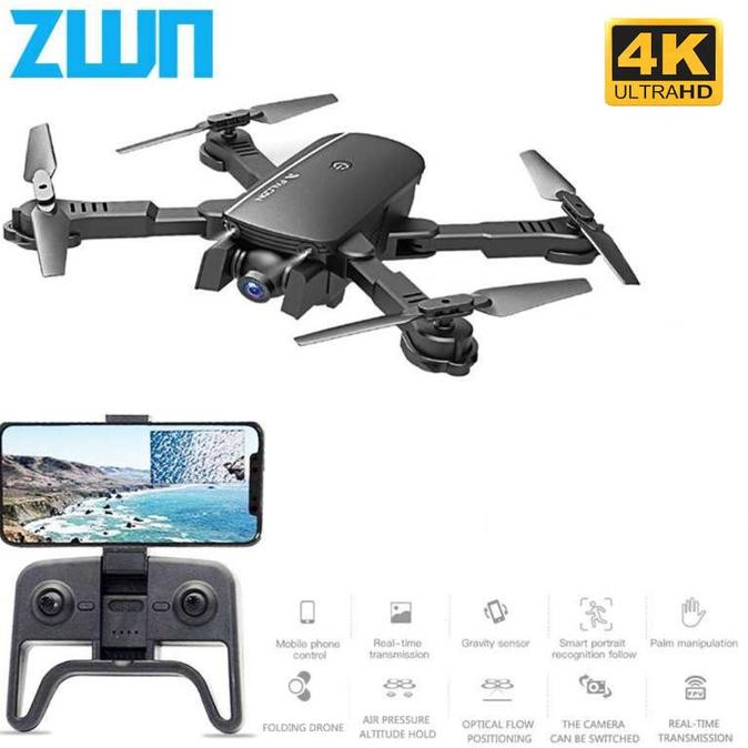 Drone Zwn 1808 Falcon Quadcopter R8 Wifi Fpv Dual Camera 1080P Murah