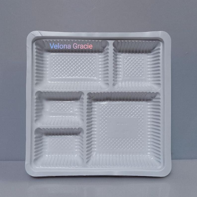 Bestseller Sekat Mika 20X20 Isi 50 Pcs Putih Susu Sekat 5