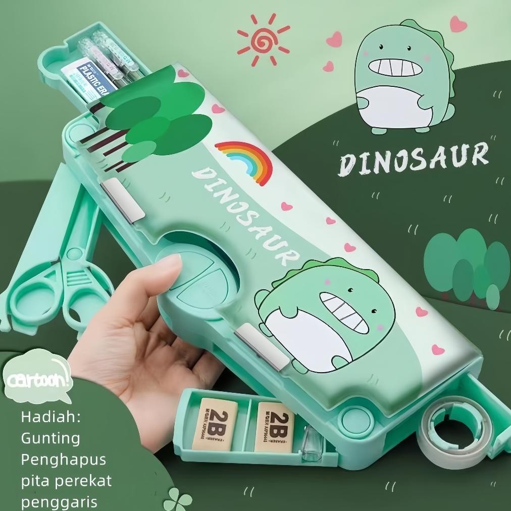 

Ori Tempat Pensil Multifungsi Kartun, Tempat Pensil Multifungsi Anak Berkapasitas Besar/Tempat Pensil Yang Menyenangkan Grosir