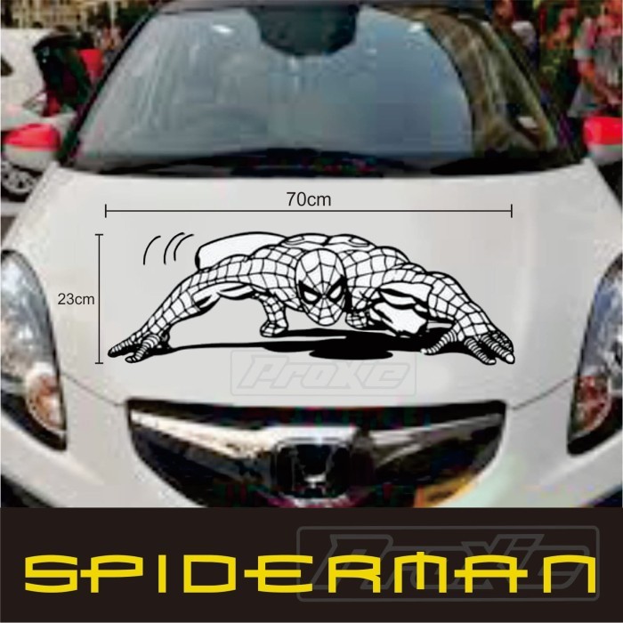 sticker mobil Spiderman termurah dan terkeren