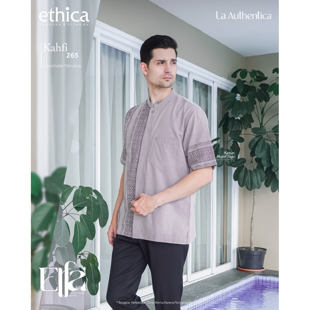 ETHICA | ATASAN PRIA BAJU KOKO KAHFI 265 LAVENDER NIRVANA D20P