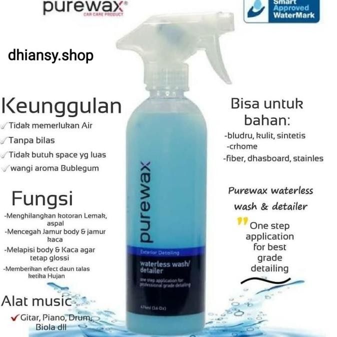 PUREWAX/ PURE WAX/ WASH & WAX/ ANTI JAMUR/ CERAMIC COATING/ DETAILING