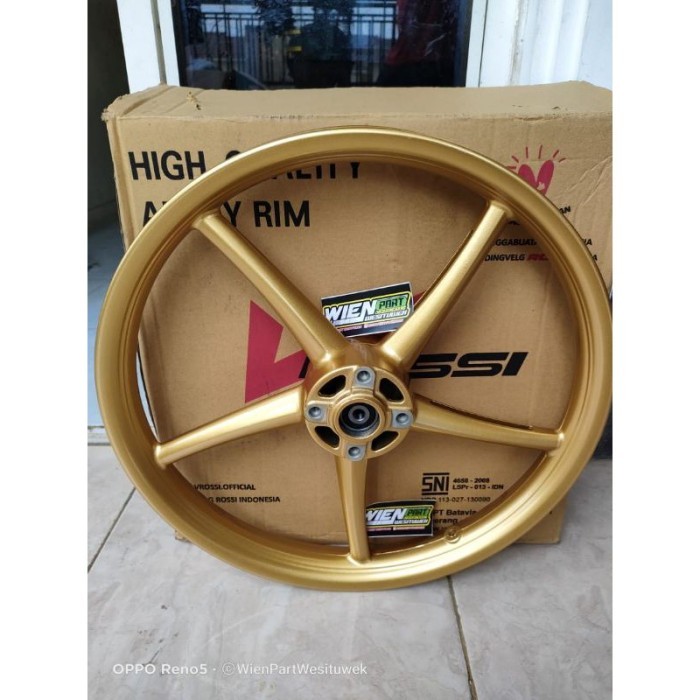 BISA COD VELG ROSSI COPY RCB JUPITER NINJA MEGAPRO TIGER UKURAN 160 R17 DEPAN SAJA STOCK READY