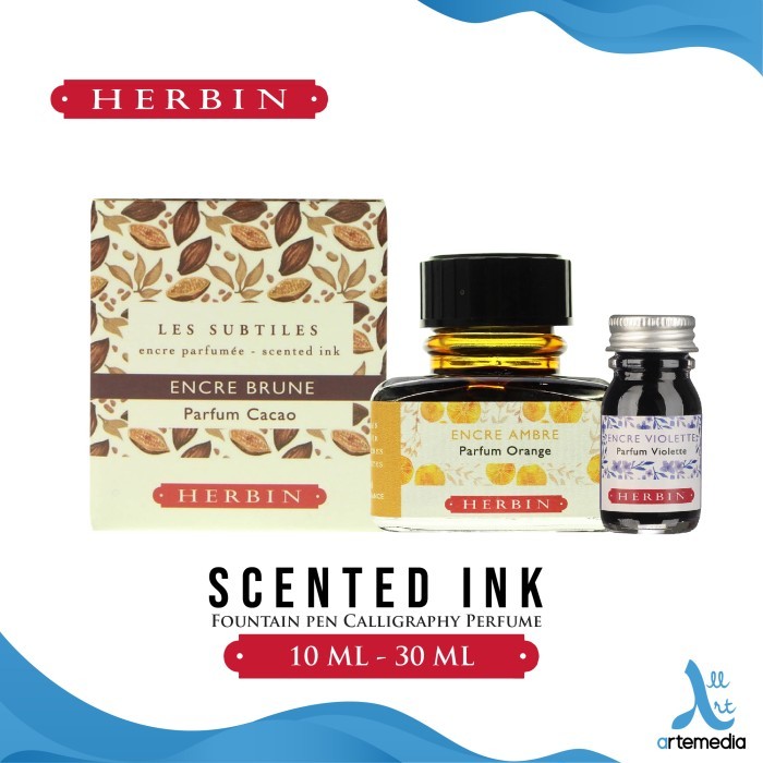 

Terlaris Tinta Kaligrafi Herbin Scented Ink Fountain Pen Calligraphy Perfume SALE