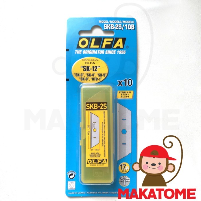 

Terlaris Olfa SKB-2S/10S Spare Blade isi cutter SK12 SK3 SK4 SK5 SK9 isi 10 SALE