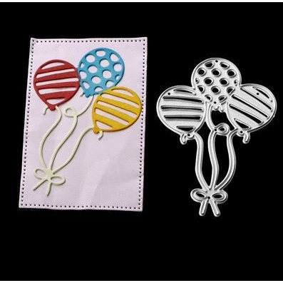 

Terlaris Cutting Dies - 3 Baloon Gift Pattern SALE