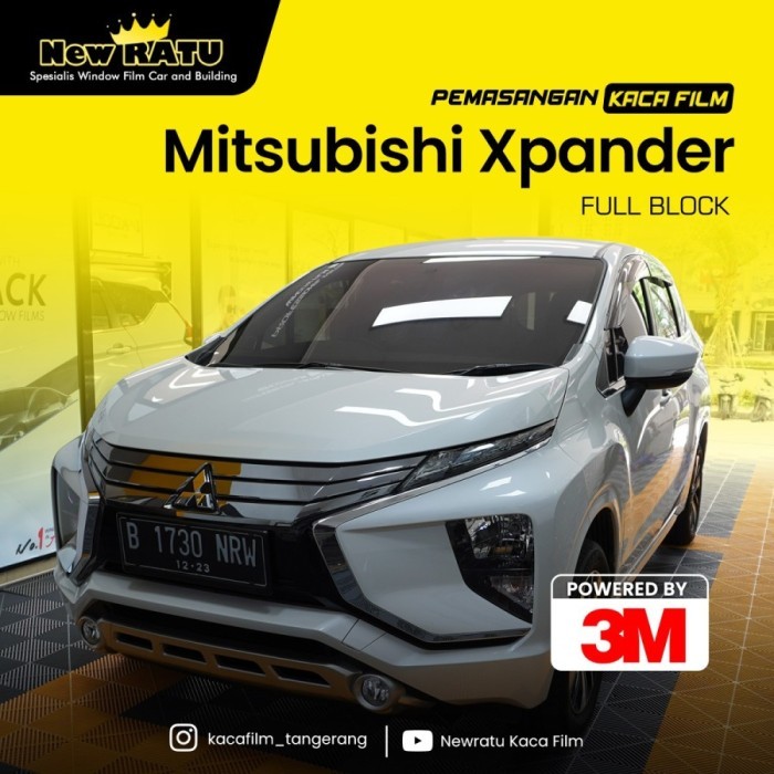 kaca film 3M Crystalline 20% / 40% khusus kaca depan