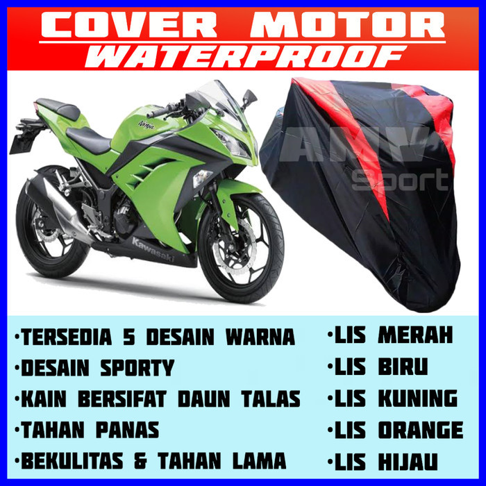 Cover Motor Kawasaki Ninja 250Fi / SARUNG MOTOR NINJA 250 FI